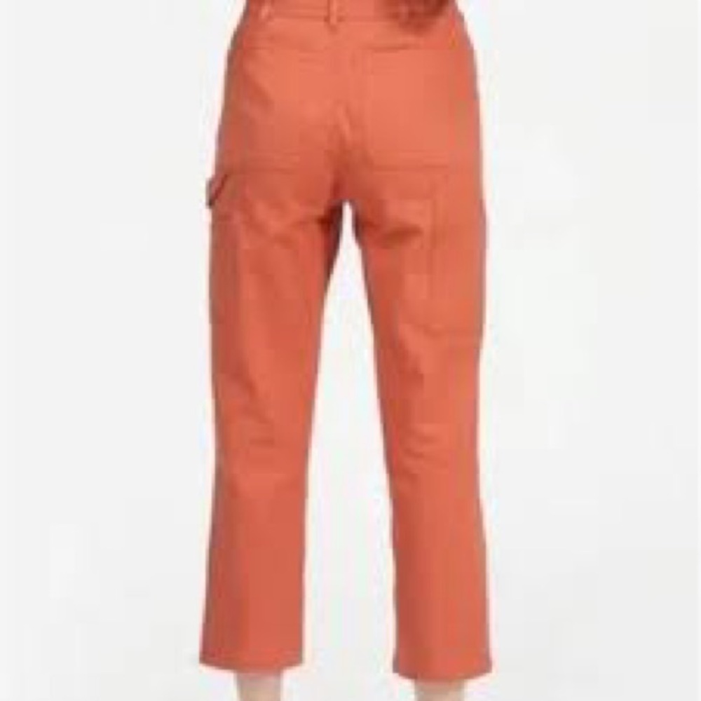 Everlane Orange Cropped Utility Pants